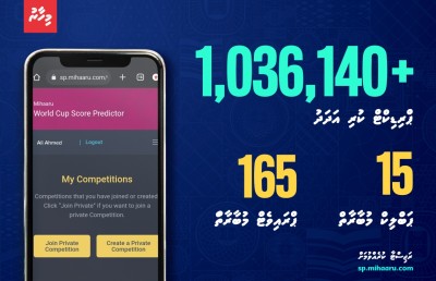 "މިހާރު"ގެ ޕްލެޓްފޯމުން ސްކޯ ޕްރިޑިކްޓް ކުރި އަދަދު މިލިއަނުން މައްޗަށް