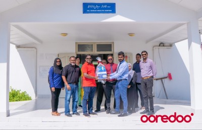 އުރީދޫން 28 ސިއްހީ މަރުކަޒަކަށް ހެލްތު ކިޓް ހަދިޔާކޮށްފި