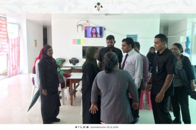 ހާއްސަ އެހީއަށް ބޭނުންވާ މީހުން ތިބޭ މަރުކަޒަށް ނާއިބު ރައީސް ޒިޔާރަތްކުރައްވައިފި
