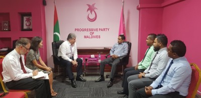 އދ.ގެ އެސިސްޓެންޓް ސެކެޓްރީ ޖެނެރަލް ޔާމީންގެ އަރިހަށް ޒިޔާރަތް ކުރައްވައިފި