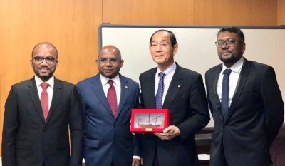 ތަރައްގީގެ މަޝްރޫއުތައް ހިންގުމާ ގުޅޭ ގޮތުން ޖަޕާނު ސަރުކާރާ އެކު މަޝްވަރާ ކޮށްފި