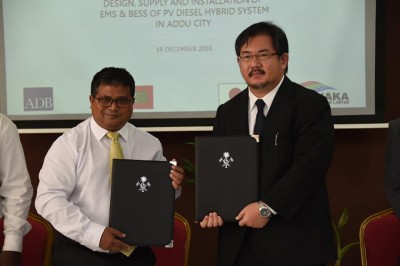 އައްޑޫގެ ގުޅިފައިވާ ރަށްރަށަށް ބެޓެރީ ސްޓޯރޭޖް ސިސްޓަމެއް