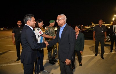 ވޯލްޑްކަޕްގެ ސެމީ ފައިނަލް މެޗުތައް ބައްލަވާލައްވަން ރައީސް ގަތަރަށް ފުރާވަޑައިގެންފި