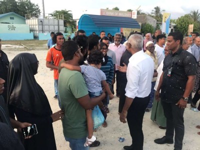 ރައީސް ސޯލިހު ހިންނަވަރަށް ވަޑައިގެންފި