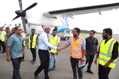 ރައީސް ސޯލިހް ސްރީލަންކާއަށް ފުރާވަޑައިގެންފި