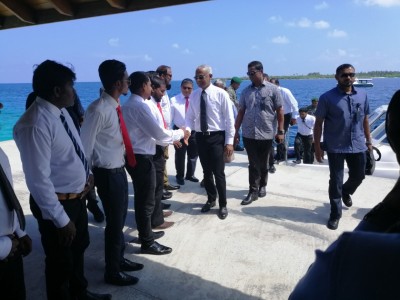އަސާސީ ހިދުމަތް ދިނުމަށް ރިސޯޓުތަކުގެ އެހީ ލިބޭ ނަމަ ބަޖެޓަށް ލުއިވާނެ: ރައީސް