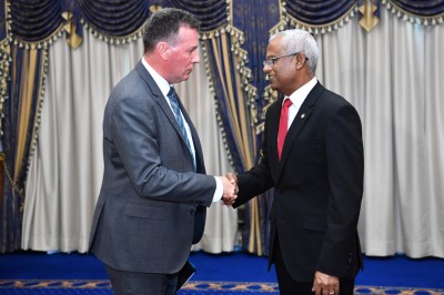 އޮސްޓްރޭލިއާގެ ސަފީރު ރައީސްގެ އަރިހަަށް ވަދާއީ ޒިޔާރަތެއް ކުރައްވައިފި