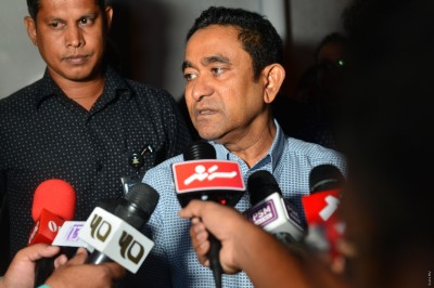 އެސްކްރޯ އެކައުންޓަށް ޖަމާކުރި އެއް މިލިޔަން ޑޮލަރަކީ ޒަމީރު އަތުން ގަތް ޗެކެއް: ޔާމީން
