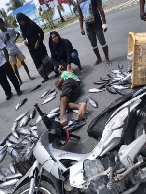 ލާމު ލިންކްރޯޑުގައި އެކްސިޑެންޓެއް ހިނގައިފި