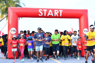 ޓީއެފްޖީ ދުވުމުގައި ރައީސް ދެކަނބަލުން ދުވެވަޑައިގެންފި