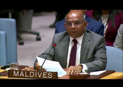 މޫސުމީ ބަދަލުތަކަކީ ރާއްޖެއަށް އޮތް އެންމެ ބޮޑު ބިރު: ފޮރިން މިނިސްޓަރު