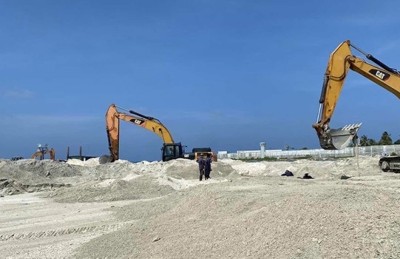 މާފުށީގެ ބިން ހިއްކުމުގެ މަސައްކަތް ނިންމާލައިފި