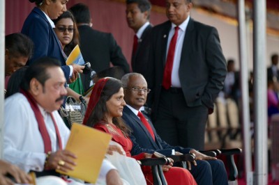ލަންކާގެ މިނިވަން ދުވަހުގެ ރަސްމިއްޔާތުގައި ރައީސް ސޯލިހު ބައިވެރިވެވަޑައިގެންފި