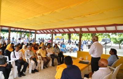 ރައީސް، ޕްރައިމަރީގެ ކެމްޕެއިނަށް ނ. އަތޮޅުގައި