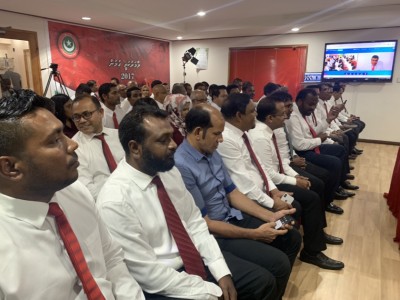 މަޖިލީހުގެ 36 ދާއިރާއަކަށް ވާދަކުރާ ކެންޑިޑޭޓުން ޖޭޕީން އިއުލާންކޮށްފި