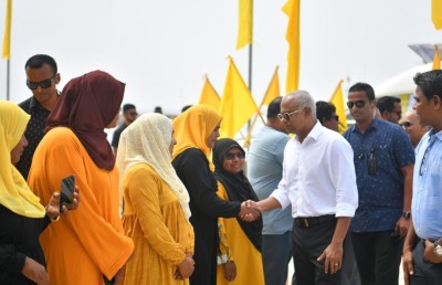 ރައީސް، ޕްރައިމަރީގެ ކެމްޕެއިނަށް ނ. އަތޮޅުގައި