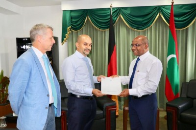 ރާއްޖޭގައި ހުންނަވާ ޖަރުމަނުގެ އޮނަރަރީ ކޮންސުލް ކަމަށް ސަންޖޭ މަނިކު ހަމަޖައްސައިފި