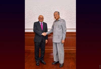 އެކުވެރި މަހާތިރުއާ ބައްދަލުކުރެއްވުމަށްފަހު ރައީސް މައުމޫން މާލެ ވަޑައިގެންފި
