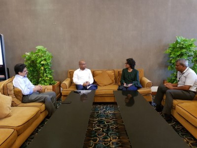 ޝާހިދު ސައުދީއަށް ކުރެއްވި ދަތުރުފުޅަށް ފަހު މާލެ ވަޑައިގެންފި