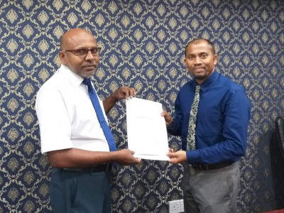 އެވިޑް ކޮލެޖުގެ ޑެޕިއުޓީ ވައިސް ރެކްޓަރުގެ މަގާމަށް އަހުމަދު ފަޔާޒް ހަސަން