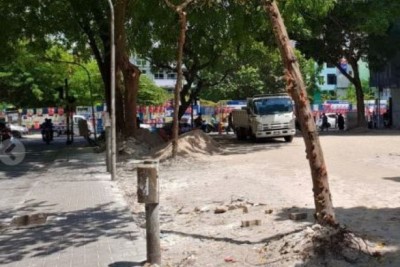 މަޖީދިއްޔާ ސްކޫލުގެ ކުރިމަތީ އޮންނަ ހުސްބިން ޕާކިން އޭރިއާއަކަށް ބަދަލުކުރަން ނިންމައިފި