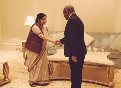 އިސްލާމީ ބޮޑު ބައްދަލުވުމެއްގެ ޝަރަފްވެރި މެހެމާނަކަށް އިންޑިއާގެ ފޮރިން މިނިސްޓަރު