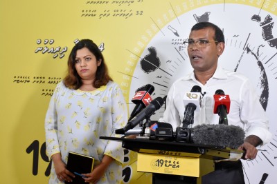 ކޯލިޝަނަށް ގާނޫނީ ބާރު ދޭން މަޖިލީހުގެ ތެރެއިން މަސައްކަތް ކުރާނަން: ނަޝީދު
