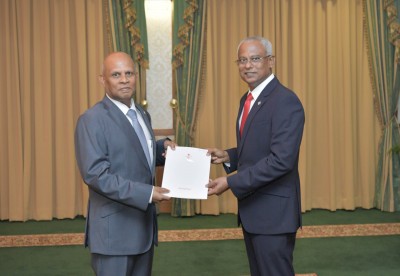ބެލްޖިއަމްއަށާއި އީޔޫއަށް ސަފީރަކު އައްޔަން ކުރައްވައިފި