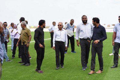 ރާއްޖޭގައި އެޅި އެންމެ ފެންވަރު ރަނގަޅު ޓާފް ދަނޑު އޭދަފުށީގައި ހުޅުވައިފި