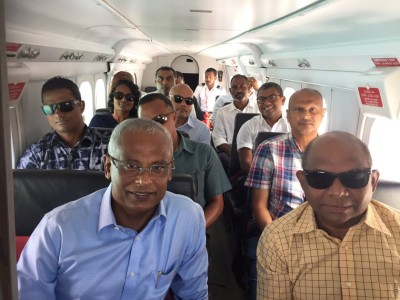 ރައީސް ސޯލިހު ވ. އަތޮޅަށް ވަޑައިގެންފި