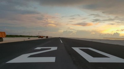 ފުނަދޫ އެއާޕޯޓް ރަންވޭގެ މަސައްކަތް ނިންމާލައިފި