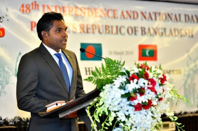 ބަންގްލަދޭޝް މީހުންނަށް ކުރިމަތިވާ ގޮންޖެހުންތައް ހައްލުކޮށްދޭނަން: ނައިބު ރައީސް