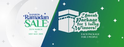 ރެއިންބޯގެ ރޯދަސޭލް ފަށައިފި، އިނާމަކަށް އުމްރާ ދަތުރު