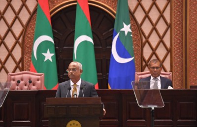 "ގަދަރުވެރި ރައްޔިތެއް": މިއީ ރައީސް ދެއްކެވި ބިޔަ މަޝްރޫއު!