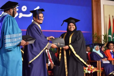 ގައުމީ ޔުނިވާސިޓީއިން 558 ދަރިވަރަކު ދަސްވެނިވެއްޖެ