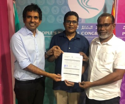ނިހާން ޕީއެންސީއަށް ސޮއިިކުރައްވައިފި