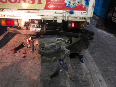 އެކްސިޑެންޓެއްގައި ދެ މީހަކަށް އަނިޔާވިއިރު ތިން ވަނަ މީހާ ފިލައިފި
