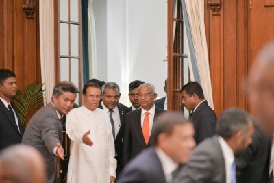 ރައީސް ސޯލިހު ލަންކާގެ ވެރިންނަށް ގުޅުއްވައިފި