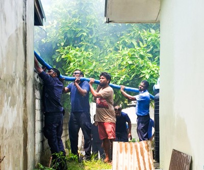 ގަމުގައި އަލިފާން ރޯވި ގެ ބޭނުން ނުކުރެވޭ ވަރަށް ވަނީ އަނދާފައި: ފުލުހުން