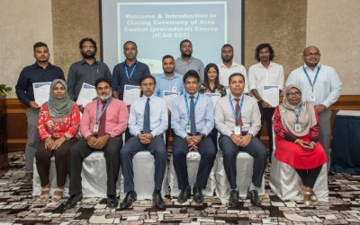 ރާއްޖޭގެ ފުރަތަމަ އޭރިއާ ކޮންޓްރޯލް ޕްރޮސީޖަރަލް ކޯސް ނިންމާލައިފި