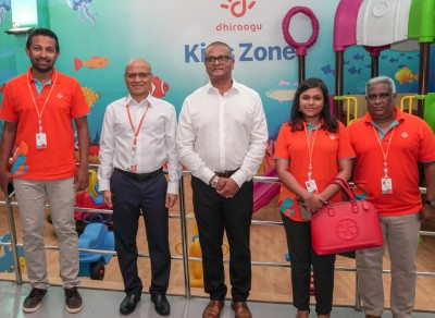 ދިރާގުން އައިޖީއެމްއެޗުގައި ހެދި ކުޑަކުދީންގެ އިންޑޯޕްލޭ އޭރިއާ އާކޮށް އަލުން ހުޅުވައިފި
