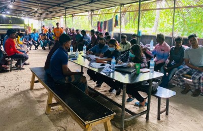 ބޮޑުފިނޮޅުގައި ތިބި ބިދޭސީން ގެންދިޔަ ތަނެއް ސާފުކޮށްދޭން އެދިއްޖެ