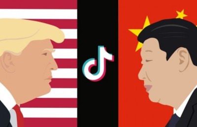 ޓިކްޓޮކް ގަތުން ކޮޅެއްގައި ޖައްސަން ޓްރަމްޕްގެ ސުންގަޑިއެއް