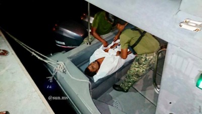 ދިއްފުށީ ހަމަނުޖެހުމުގައި ޒަހަމްވި މީހާ އިތުރު ފަރުވާ އަށް މާލެ