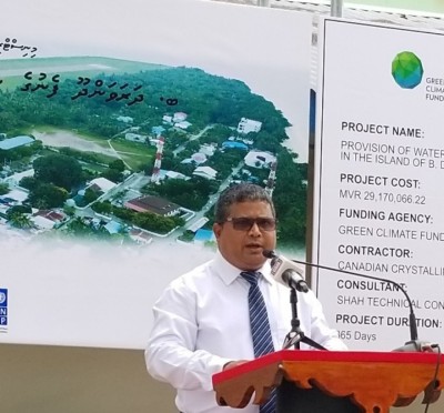 ދަރަވަންދޫ ފެނުގެ ނިޒާމުގެ އަމަލީ މަސައްކަތް ފަށައިފި