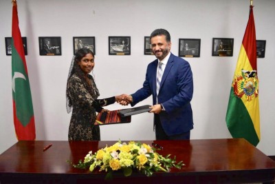 ބޮލިވިއާ އާއެކު ރާއްޖެއިން ޚާރިޖީ ގުޅުން ގާއިމުކޮށްފި