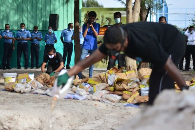 414 މިލިއަން ރުފިޔާގެ މަސްތުވާތަކެތި ނައްތާލައިފި