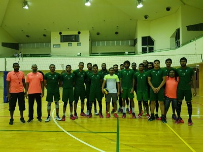 އައިއޯއައިޖީއަށް ތައްޔާރުވުމުގެ ގޮތުން ގައުމީ ވޮލީ ޓީމު ސާބިއާގައި ކޭމްޕް ކުރަނީ