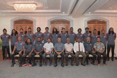 ސާބިއާ ކޭމްޕަށް ފުރުމުގެ ކުރިން ރައީސް ވޮލީ ޓީމަށް ހިތްވަރު ދެއްވައިފި