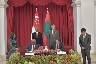ރާއްޖެ އާއި ސިންގަޕޫރާ ދެމެދު ދެ އެމްއޯޔޫއެއްގައި ސޮއިކޮށްފި